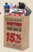 Menards In-store Offer: 15% Off Everything You Can Fit Inside a Bag Sale
