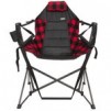 RIO Fleece Swinging Hammock Chair with Footrest