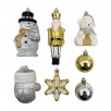 Holiday Living 26-count Multi Gold and Silver Shatterproof Ornament Set
