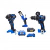Kobalt XTR 24-volt 3-Tool Brushless Power Tool Combo Kit with Hard Case + Kobalt 24V Cordless Jigsaw & Router