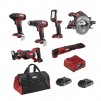 SKIL 20-Volt Cordless 6-Tool Combo Kit