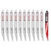 Milwaukee 9 in. 7/11TPI WRECKER Demo Multi-Material Cutting SAWZALL Reciprocating Saw Blade Set (11-Pack)