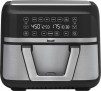 bella PRO - 9-qt. TriZone Touchscreen Air Fryer with Dual Flex Basket - Stainless Steel