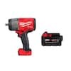 Milwaukee M18 FUEL 18V Lithium-Ion Brushless Cordless 1/2" Impact Wrench w/ Friction Ring w/XC Resistant 5.0 Ah Battery