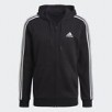 adidas men Essentials French Terry 3-Stripes Full-Zip Hoodie (2 colors)