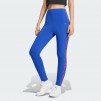 adidas women Essentials 3-Stripes Animal Print Leggings (Semi Lucid Blue)
