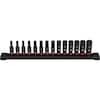 Milwaukee SHOCKWAVE 1/4 in. Drive Metric Deep Well 6 Point Impact Socket Set (14-Piece)