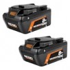 RIDGID 18V 8.0 Ah Max Output EXP Lithium-Ion Battery (2-Pack) (YMMV)