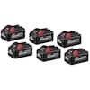 Milwaukee M18 18-Volt Lithium-Ion High Output 6.0Ah Battery Pack (6-Pack)