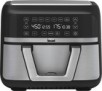 bella PRO - 9-qt. TriZone Touchscreen Air Fryer with Dual Flex Basket - Stainless Steel