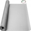 VEVOR 4-9/10-ft x 13-ft x 60-mil T Diamond PVC Garage Flooring Roll (63.7-sq ft)