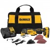 DEWALT XR 20-volt max Cordless Brushless 3-speed 8 -Piece Oscillating Multi-Tool with Soft Case