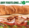 Select Subway Restaurants: Get Any Footlong Sub for $6.99