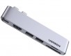 Ugreen USB C Hub Adapter for MacBook Pro and MacBook Air - Gray/Silver