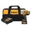 DEWALT 20V MAX Lithium-Ion Brushless Cordless 1/2" High Torque Impact Wrench Kit w/ Oil-Resistant 5Ah Battery & Charger