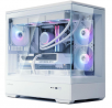 Zalman P30 Premium Micro-ATX PC Case, 3 x 120mm ARGB Fans Preinstalled (White)