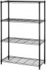 BestOffice 4-Shelf Adjustable Wire Storage Rack (54"x36"x14") (Black $37.99 or Silver $39.99)
