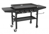 Blackstone 1554 36" Omnivore Griddle with Folding Side Shelves, Powder Coated Steel, Black