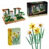 LEGO Fountain Garden (1302-Piece, 10359) & Daffodils (216-Piece, 40747) Bundle