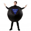 Adult Magic 8 Ball Costume Inflatable Suit - One Size Fits Most