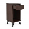 Christopher Knight Home Norcross Tall Nightstand with Drawer Walnut/Matte Black