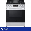 LG 5.8 cu. ft. Smart GAS Slide-In Range with Convection, Air Fry and EasyClean(LSGL583CF)