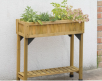 Vegtrug 4 Pocket Slimline Cedar Herb Garden Planter (Choose Color)