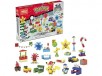 MEGA Pokemon Building Toys Set, Holiday Calendar with 202 Pieces, 2 Poseable Characters and Accessories