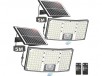 TOBUSA 2 Pack Motion Sensor Solar Outdoor Lights