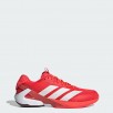 adidas men Adizero Ubersonic 5 Tennis Shoes (Lucid Red / Zero Metalic / Aurora Ruby)