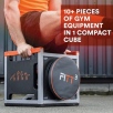 FITT Cube Total Body Workout, High Intensity Interval Training Machine Machine with 2 Cords & 3 Band