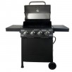 Master Forge Stainless steel 4 -Burner Liquid Propane Gas Grill
