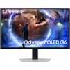 27" Samsung Odyssey QD-OLED G6 G60SD 1440p 360 Hz Gaming Monitor (Silver)
