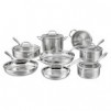13-Piece Cuisinart Tri-Ply Clad Stainless Steel Cookware Set