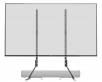 Amazon Basics Universal TV Stand, Black - Height Adjustable up to 77 inch, Hold up to 80 lbs