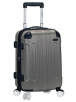 Rockland London Hardside Expandable Luggage with Spinner Wheels, Silver, Carry-On 20"