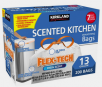 Costco Stores: 200-Ct 13-Gallon Kirkland Signature Flex-Tech Kitchen Trash Bags (Scented or Unscented) from $14.99