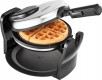 Bella - Nonstick Rotating Belgian Waffle Maker - Stainless Steel