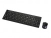 Amazon Basics Wireless Keyboard and Mouse Combo, Full-Sized, Black: 2 for $14.98