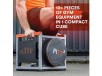 FITT Cube Total Body Workout, High Intensity Interval Training Machine Machine with 2 Cords & 3 Band