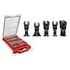108-Pc Milwaukee SHOCKWAVE Impact Duty Alloy Steel Screw Driver Bit Set w/PACKOUT Case &Oscillating Multi-Tool Blade Set