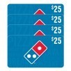 4x $25 Domino