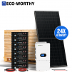 ECO-WORTHY 9840W Solar Panel Kit +10KW GroWatt Solar inverter & 40KWh Lithium Battery