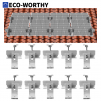 ECO-WORTHY Solar Panel Roof Mount Bracket Kit (for 1-4 Pcs Solar Panels) $30.59 & More