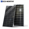 ECO-WORTHY 195W 12V Bifacial Solar Panel Kit &Tracking Bracket