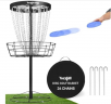 Yes4All PRO Portable Disc Golf Basket, Heavy-Duty 24 Chain Frisbee Golf Baskets