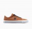 Converse Unisex Cons One Star Pro Suede Low Top Shoes (Red Terracotta/Black/White, Limited Sizes)