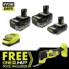 RYOBI ONE+ HP 18V Brushless Cordless Multi-Tool Kit w/ (2) 4.0 Ah Batteries, 2.0 Ah Battery, & Charger