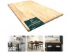 60"x30"x1.5" Bme Hevea Solid Wood Butcher Block Table Top (Unfinished)