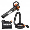 WORX Trivac 620-CFM 70-MPH Corded Electric Handheld Leaf Blower
